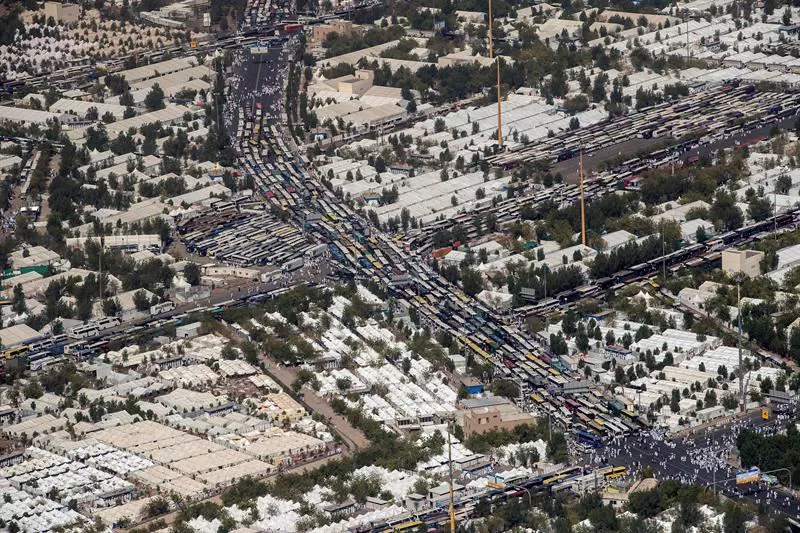 Peregrinación a La Meca. Foto: EFE.