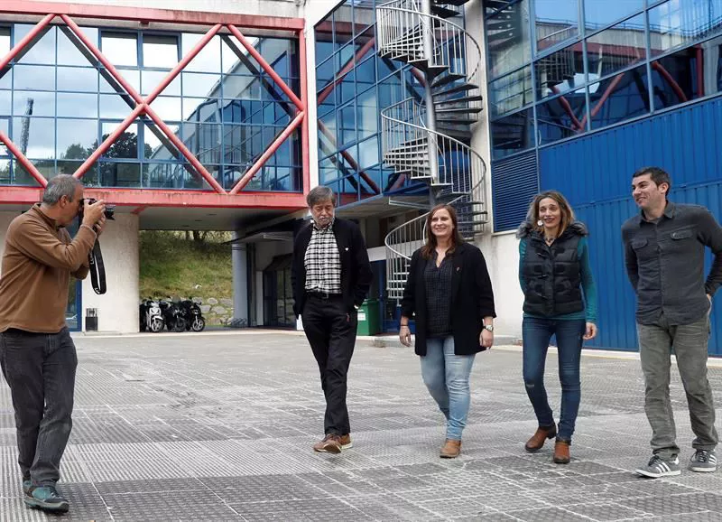 Rafa Diez Usabiaga, Arkaitz Rodriguez, Sonia Jacinto eta Miren Zabaleta. Artxiboko argazkia: EFE