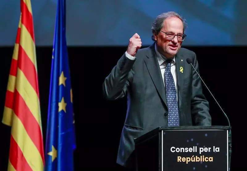 El presidente de la Generalitat, Quim Torra, en una imagen de archivo. FOto: Efe