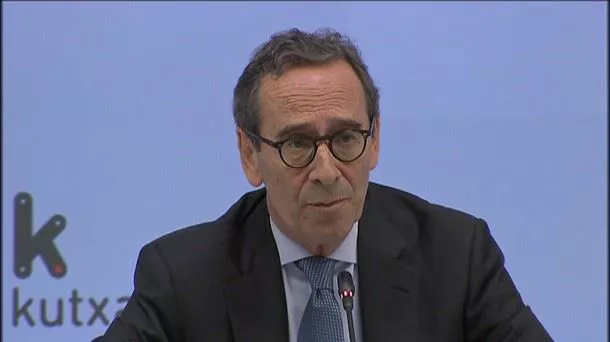 Gregorio Villalabeitia Kutxabankeko presidentea.