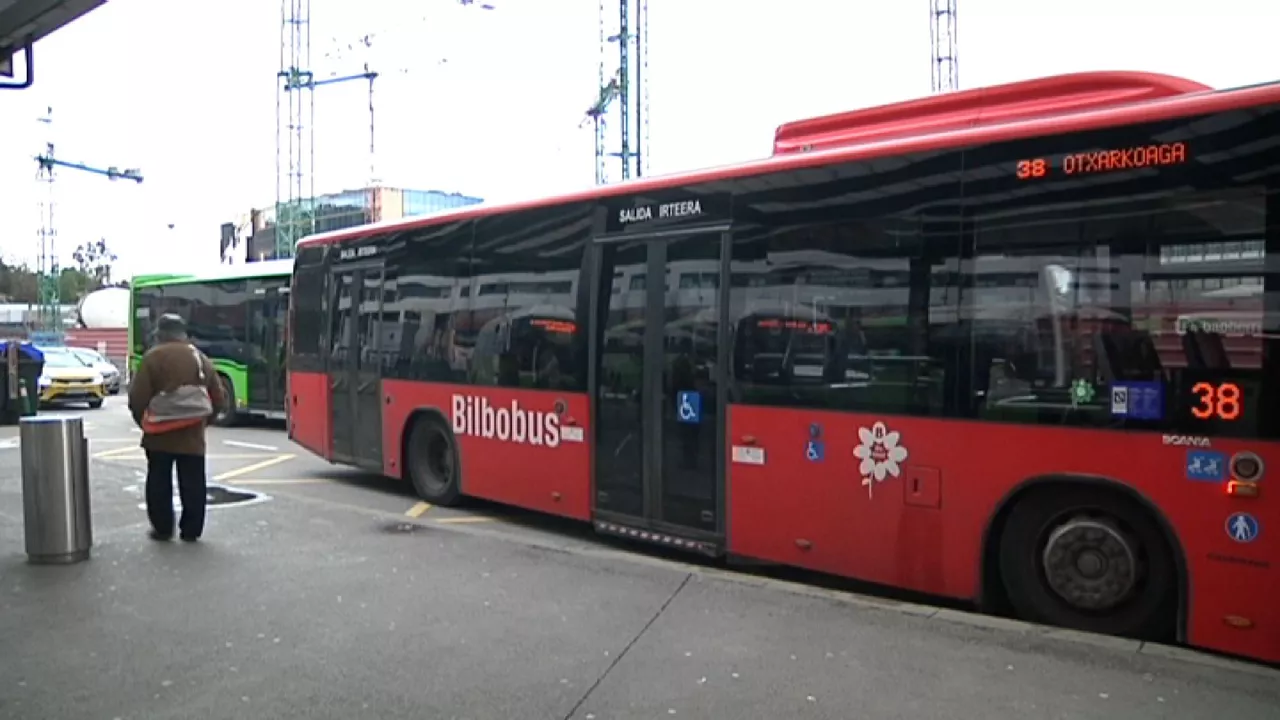 Imagen de archivo de una unidad de Bilbobus. Foto obtenida de un vídeo de EITB Media.