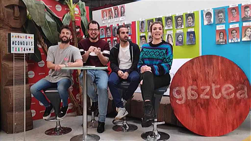 Txurru, Alex Padilla, Alain Perez eta Ainhoa Etxebarria, "Conquis Txat" saioan
