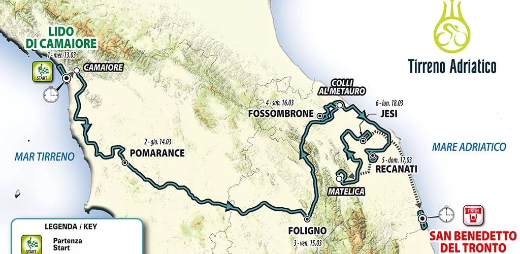 TIRRENO MAPA 2019