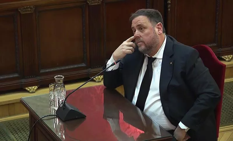 Oriol Junqueras,'proces' auziko epaiketan. Argazkia: EFE