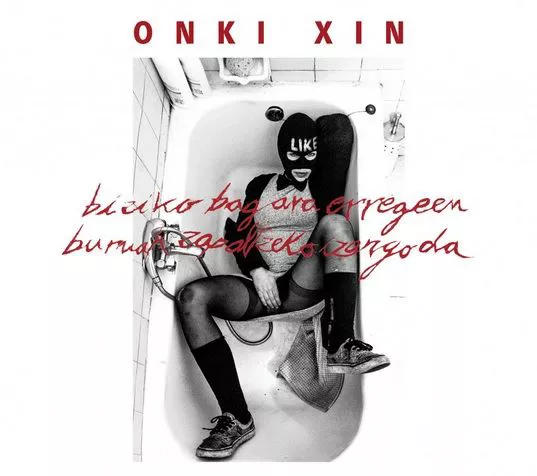 Onki Xin taldearen disko berriko portada