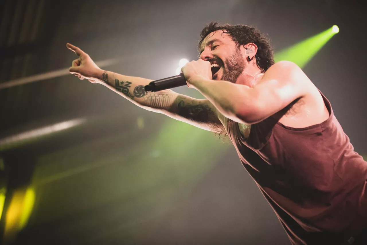 Esne Beltzako Xabi Solano, '40 minutu rock' jaialdian. Argazkia: Gaizka Peñafiel