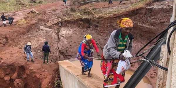 El sudeste de África, devastado por el ciclon Idai. Foto: Efe.