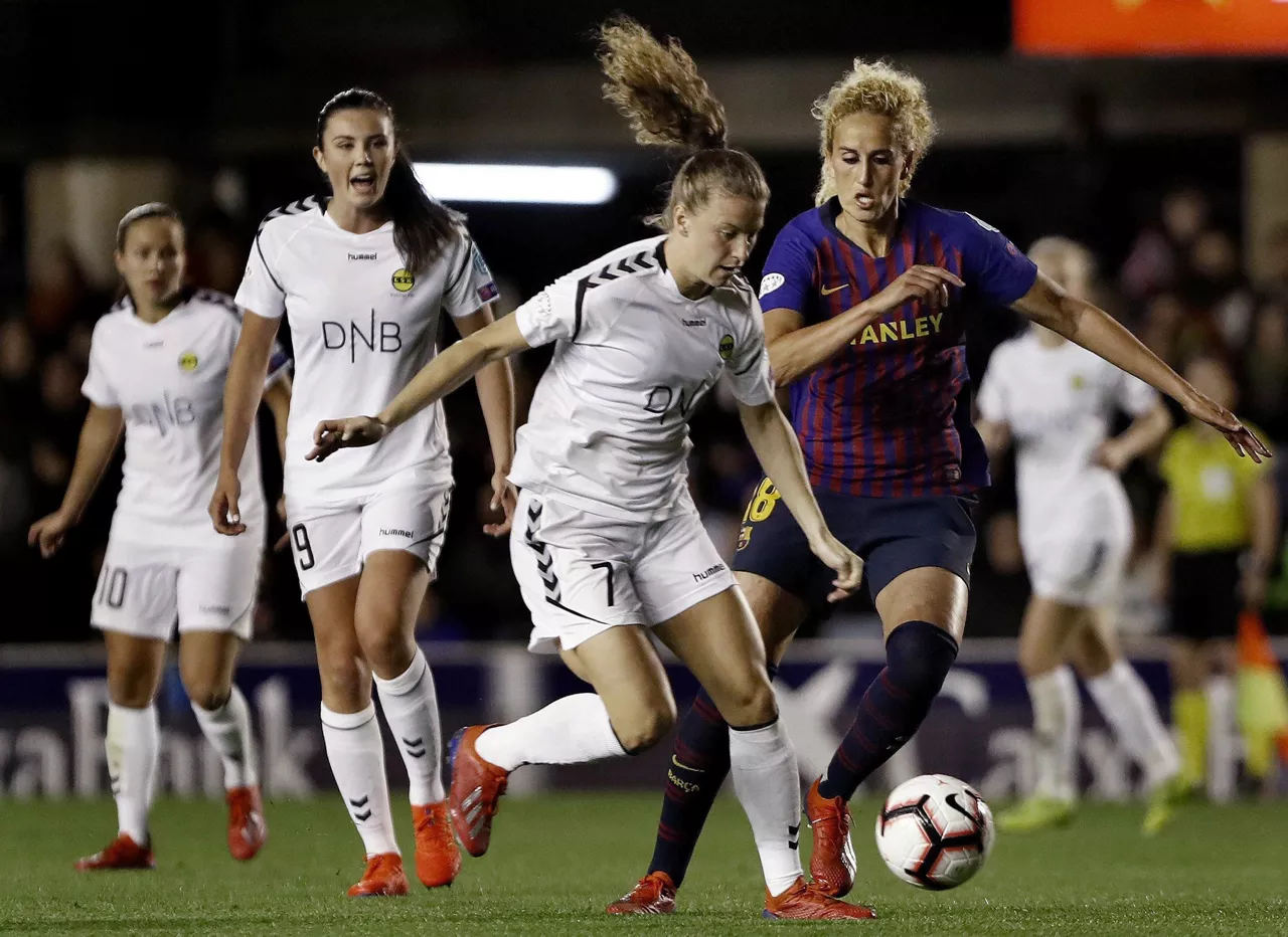 CHAMPIONS FEMENINA BARCELONA  LSK KVINNER EFE