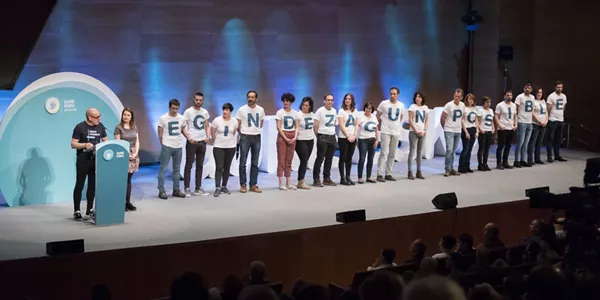 GEDk Bilbon egindako ekitaldia. Argazkia: Ekaitz Zilarmendi