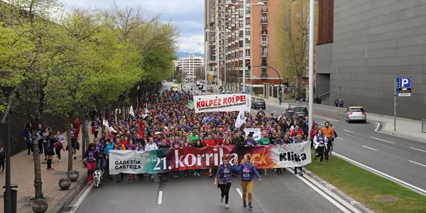 Korrika, 6 de abril. Foto: AEK