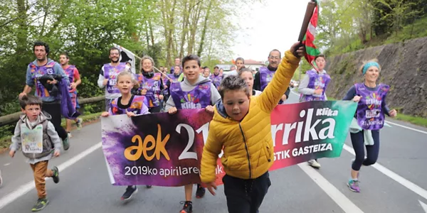 21. Korrika Apirilak 8 Argazkia AEK