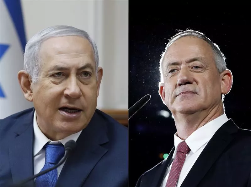 Benjamin Netanyahu eta Benny Gantz