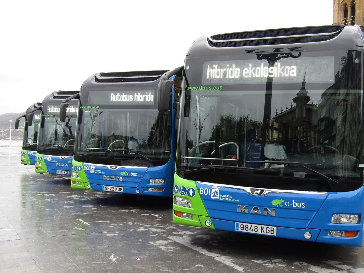 Dbus Donostia autobusak autobuses San Sebastian Argazkia @DBUSDONOSTIA