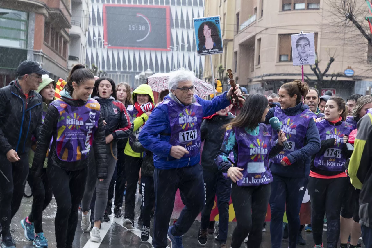 EiTB, con la Korrika. Foto: EiTB.