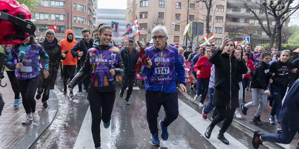 EiTB, con la Korrika. Foto: EiTB.