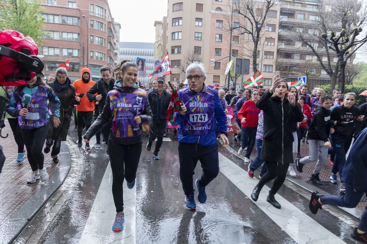 EiTB, con la Korrika. Foto: EiTB.