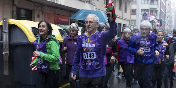 EiTB, con la Korrika. Foto: EiTB.