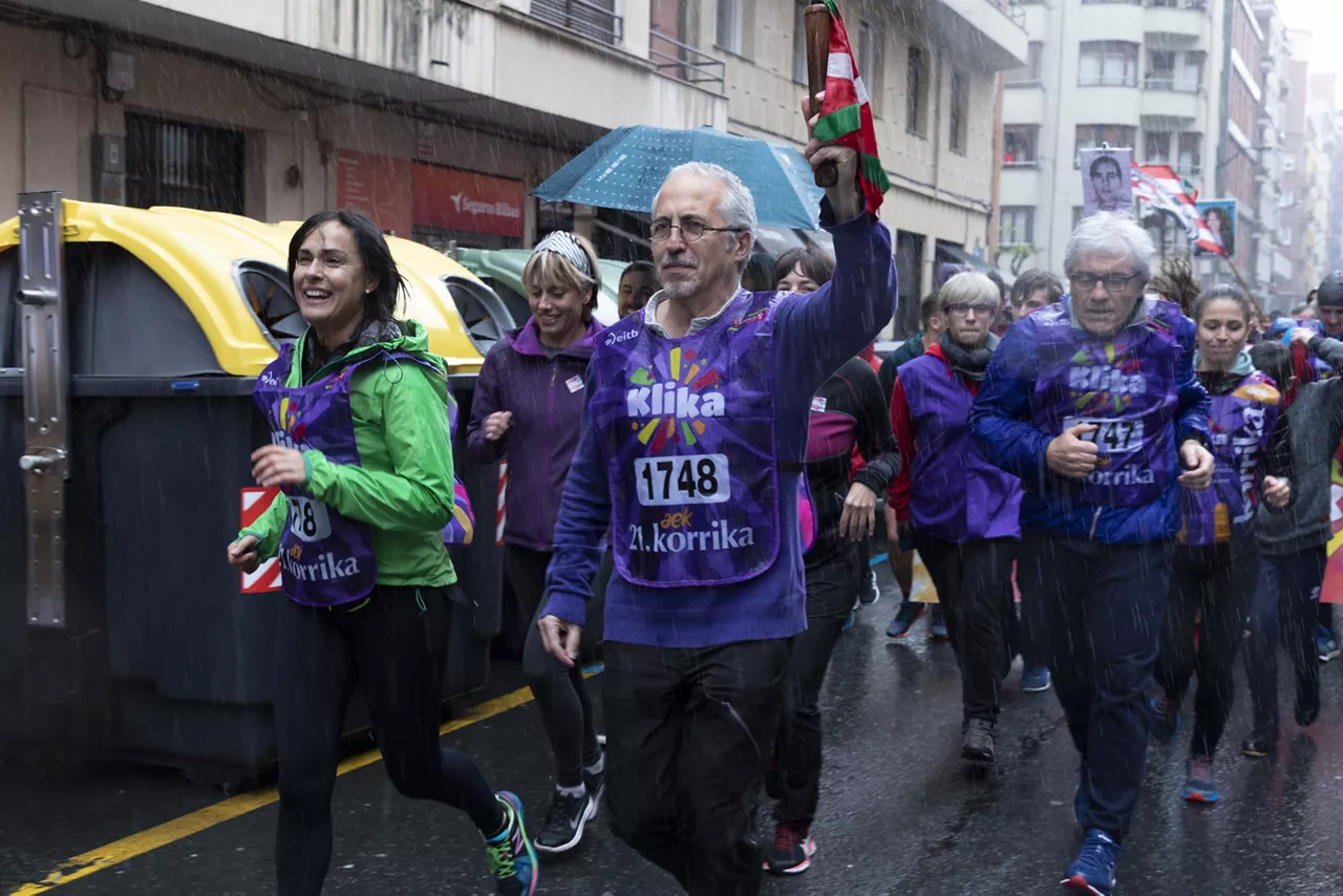 EiTB, con la Korrika. Foto: EiTB.