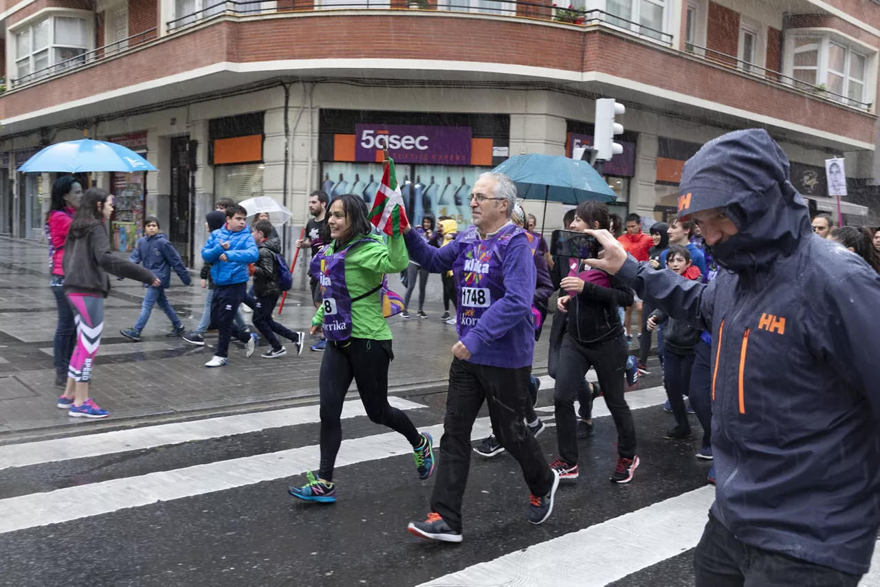 EiTB, con la Korrika. Foto: EiTB.