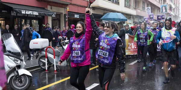 EiTB, con la Korrika. Foto: EiTB.