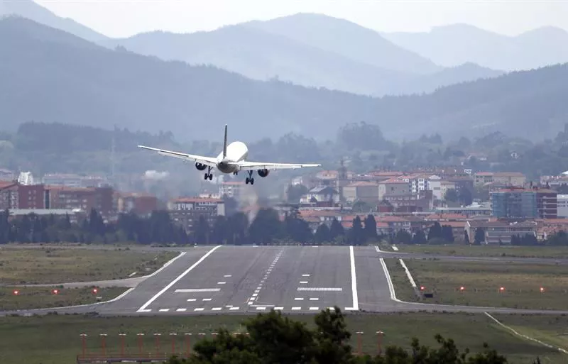 LOIU BILBO AEROPUERTO VIENTO HAIZEA EFE