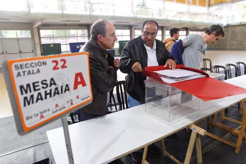 COLEGIO ELECTORAL VITORIA HAUTESLEKUA GASTEIZ EFE