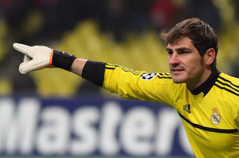 Iker Casillas defendiendo la camiseta del Real Madrid. Foto de archivo.