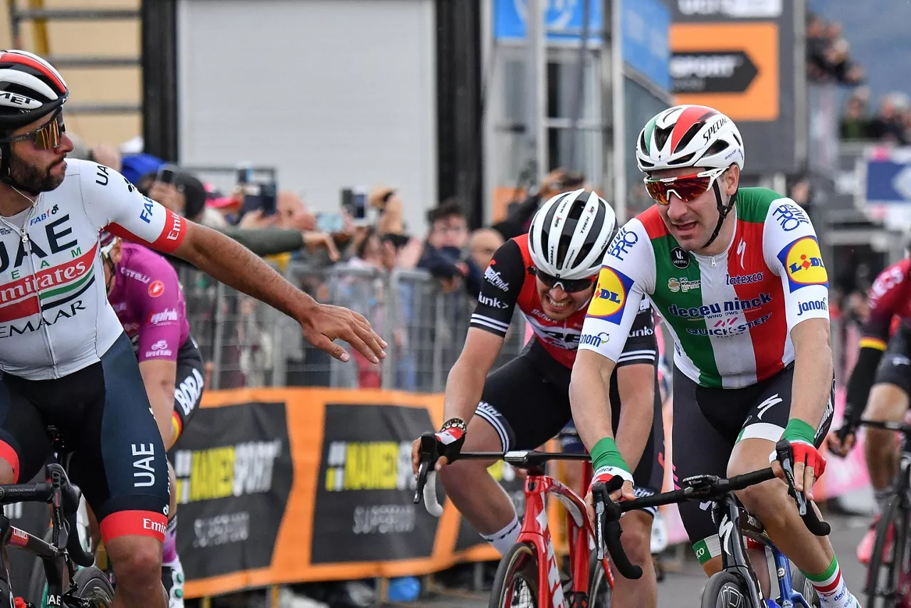 Gaviria y Viviani. Foto: EFE