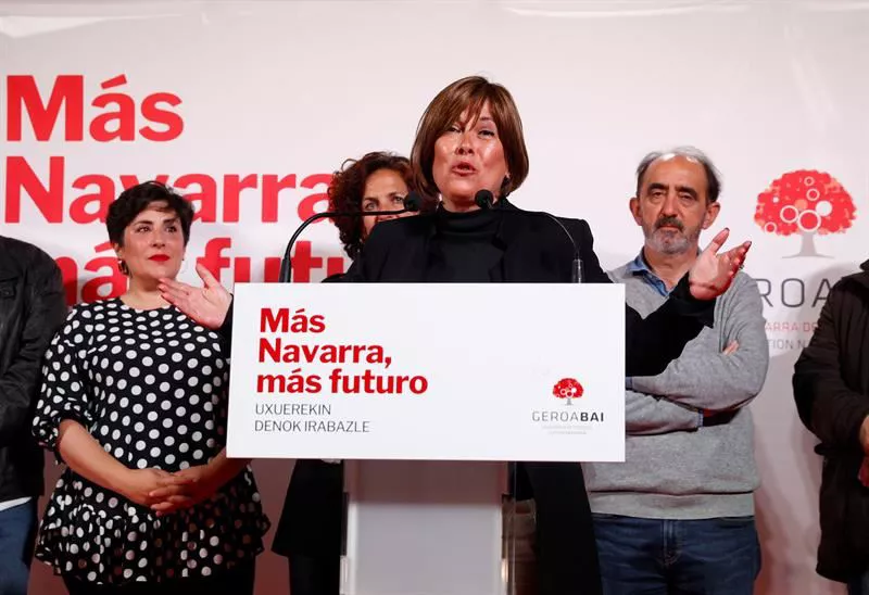 UXUE BARKOS GEROA BAI ELECCIONES 26 MAYO EFE