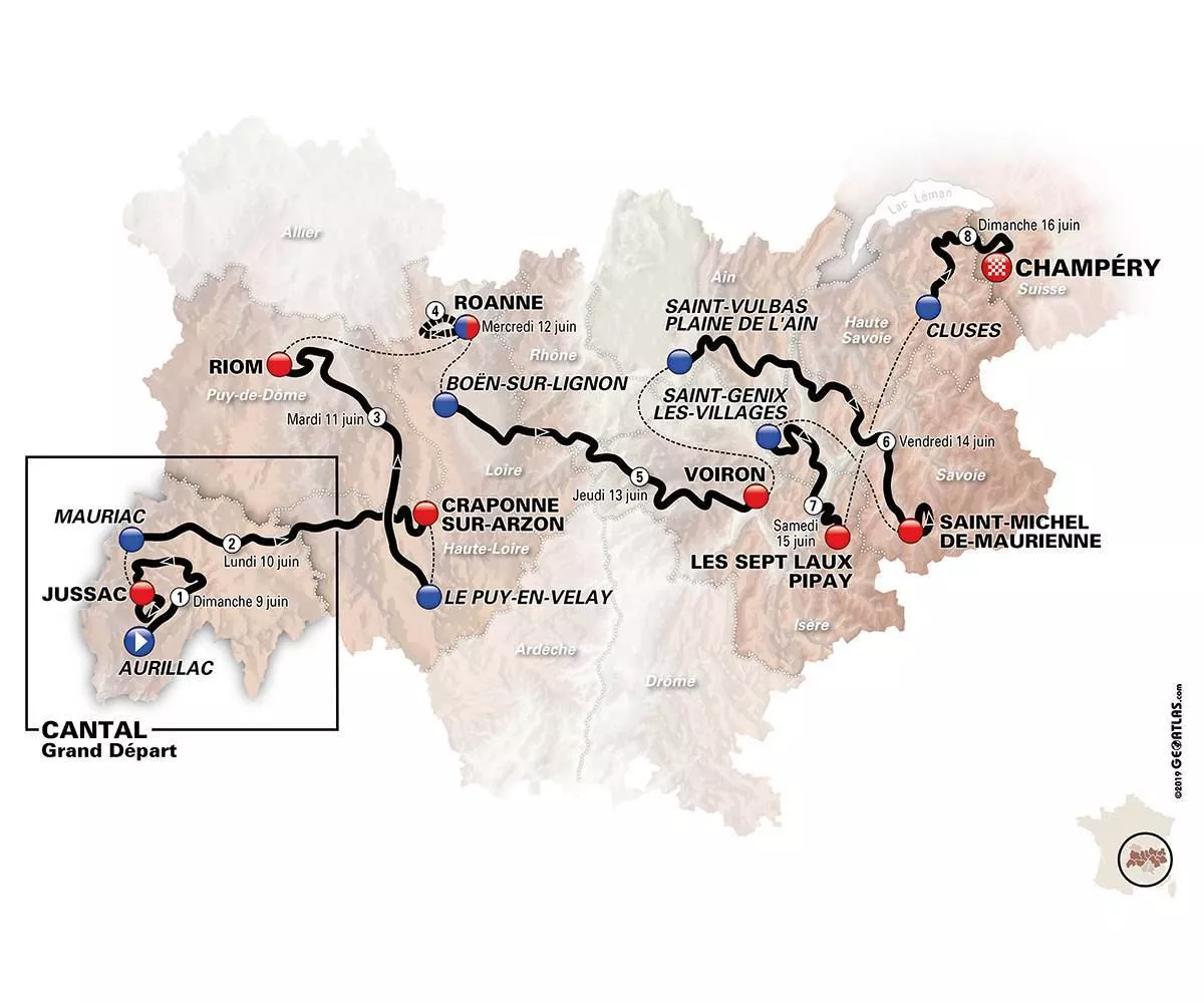 DAUPHINE MAPA 2019