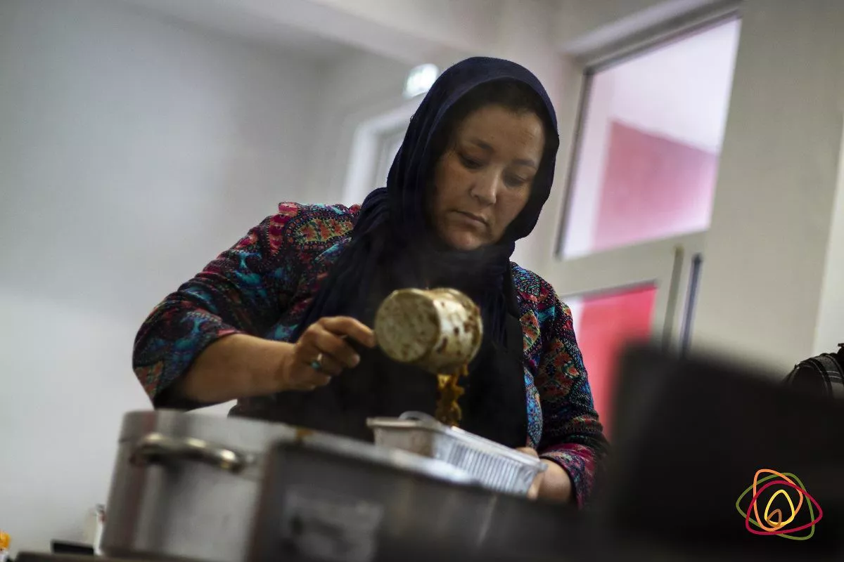 Zaporeak proiektuaren lana Lesbosen