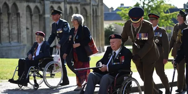 Veteranos de Normandia. Foto: EFE
