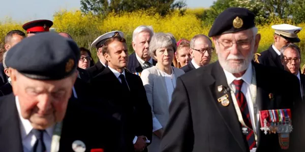 Veteranos de Normandia. Foto: EFE