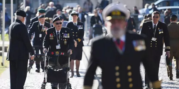 Veteranos de Normandia. Foto: EFE
