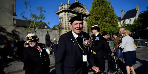 Veteranos de Normandia. Foto: EFE