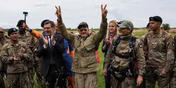 Veteranos de Normandia. Foto: EFE