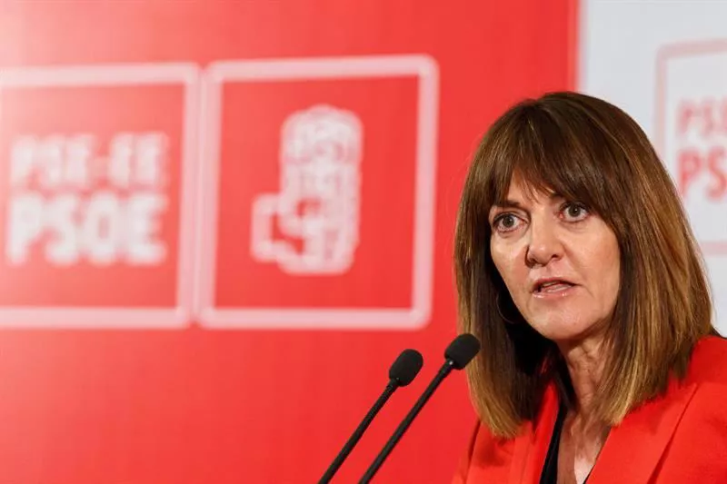 Idoia Mendia artxiboko irudi batean.