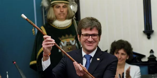 Gorka Urtaran (PNV), alcalde de Vitoria. Foto: EFE