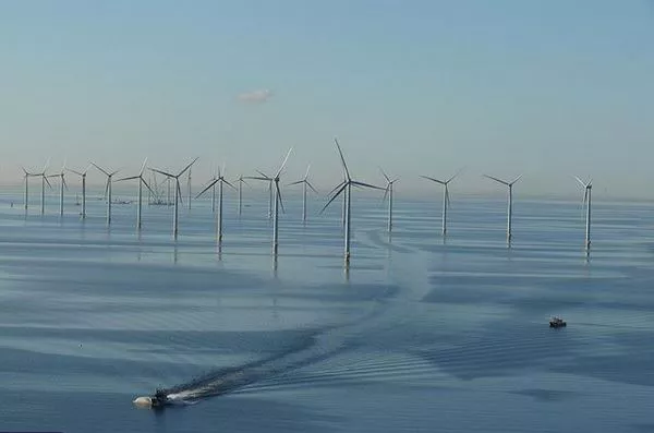 Aerogeneradores de Siemens Gamesa en el mar. Foto: @siemensgamesa