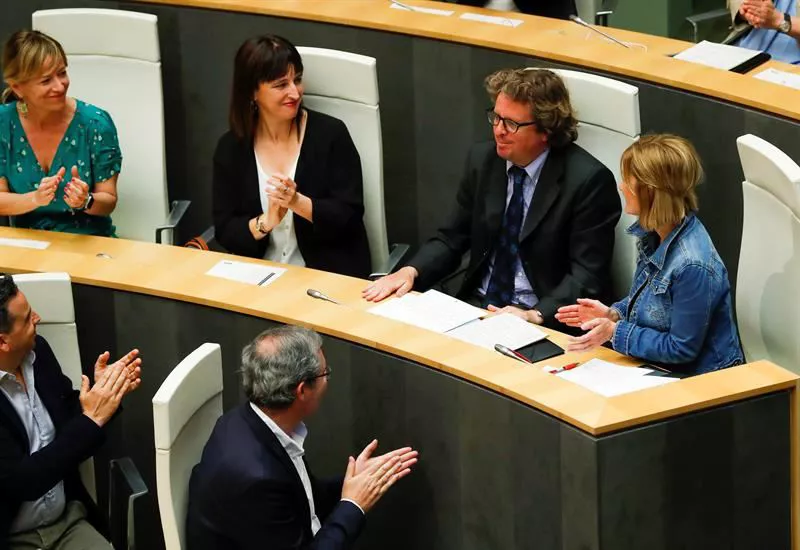 El nuevo presidente de las Juntas Generales de Gipuzkoa, el jeltzale Xabier Ezeizabarrena