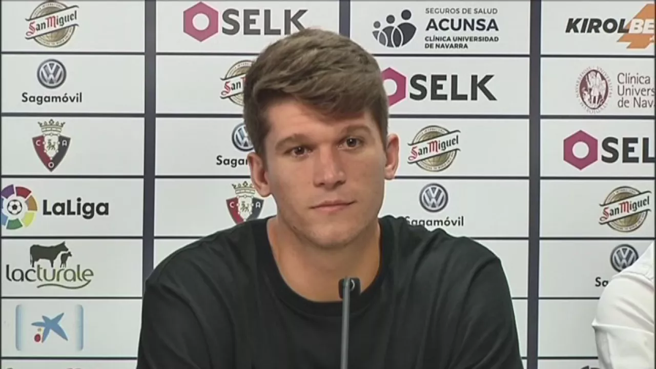 Liga BBVA, Osasuna: Rueda de prensa completa de la presentación de Marc Cardona