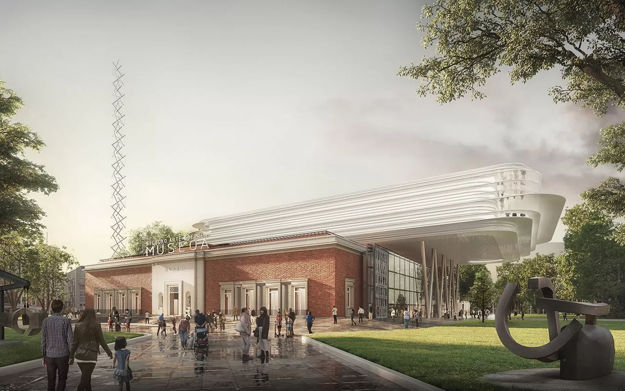 Imagen del proyecto del nuevo museo. Foto: Museo de Bellas Artes de Bilbao