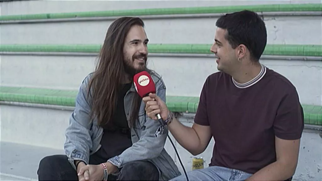 Carlos Sadness eta Julen Idigoras.