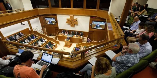 Politika Orokorreko eztabaida. Argazkia: EFE