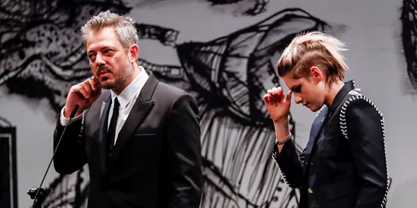 Benedict Andrews eta Kristen Stewart. Argazkia: EFE
