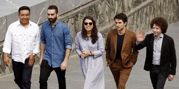 Hugo Mendoza, David Zonana , Eréndira Nuñez, Dario Yazbek Bernal eta Michel Franco. Argazkia: EFE 