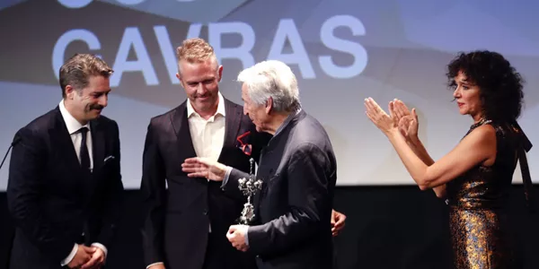 Costa-Gavras, Donostia Saria. Argazkia: EFE
