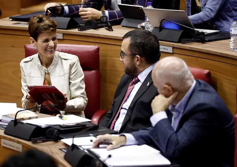 Chivite eta Remirez, artxiboko irudian. Argazkia: Efe