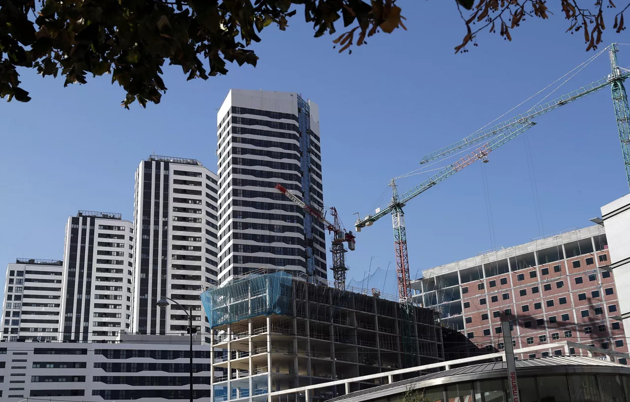 Eraikuntza-lanak, Bilbon. EFE.