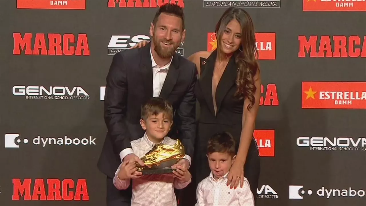 Leo Messi eta familia